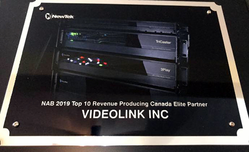 Videolink Top Canadian NewTek Partner